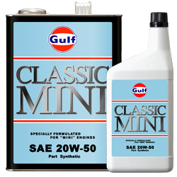 Gulf CLASSIC MINI 20W-50 ローバーミニクーパー専用 スペシャルブレンドオイル